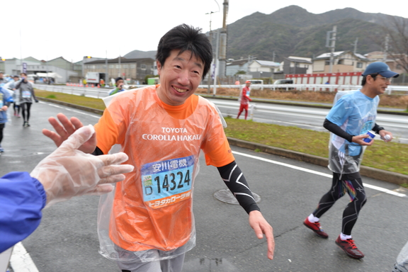 北九州マラソン2020　トヨタカローラ博多　エイドステーション