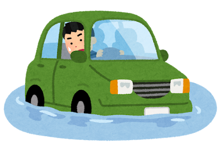 車　水害　画像